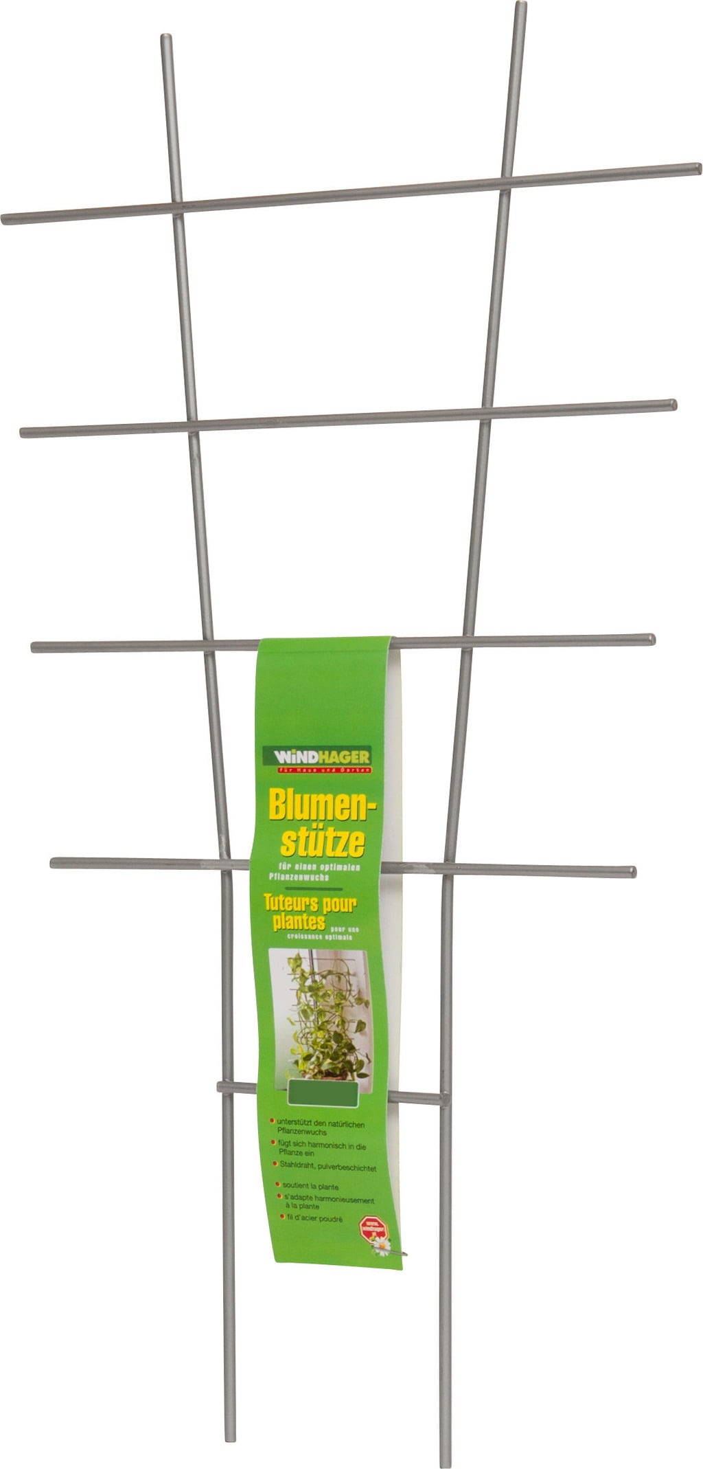 Windhager Standard Metal Plant Support - 44x24cm