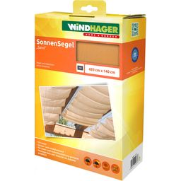 Windhager Tenda da Sole a Pacchetto 4,2 x 1,4 m - sabbia