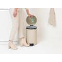 Treteimer Newicon 20 L mit Kunststoffeinsatz - Soft Beige