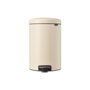 Treteimer Newicon 20 L mit Kunststoffeinsatz, Soft Beige