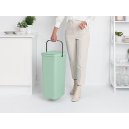 Brabantia Sort & Go Afvalemmer, 40 Liter - Jade Green