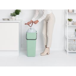 Brabantia Sort & Go Afvalemmer, 40 Liter - Jade Green