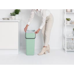 Brabantia Sort & Go Afvalemmer, 40 Liter - Jade Green