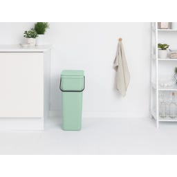 Brabantia Sort & Go Afvalemmer, 40 Liter - Jade Green
