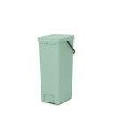 Brabantia Sort & Go Afvalemmer, 40 Liter - Jade Green