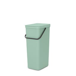 Brabantia Sort & Go Afvalemmer, 40 Liter - Jade Green