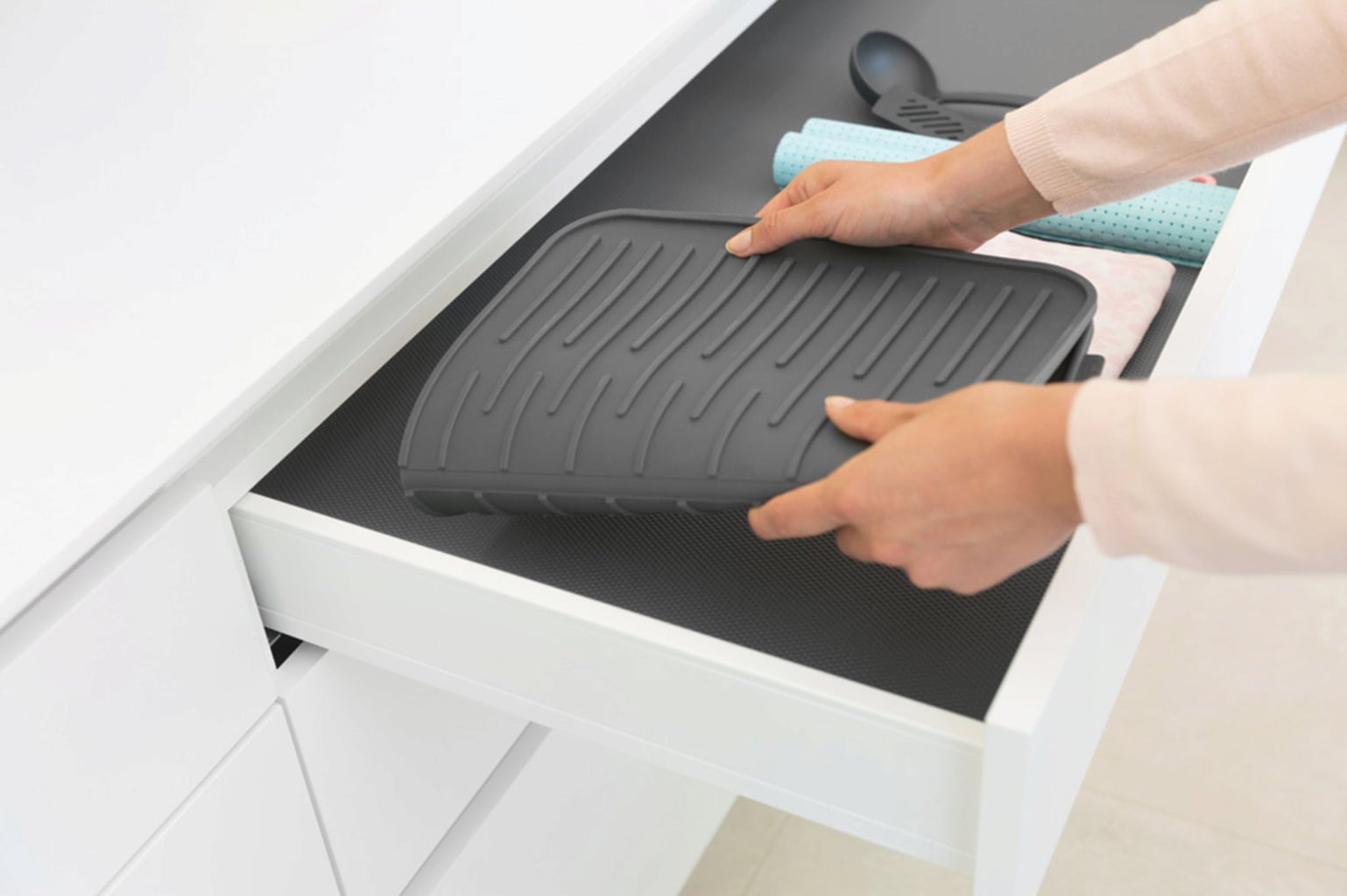 Brabantia Silikon Dräneringsmatta - Dark Grey