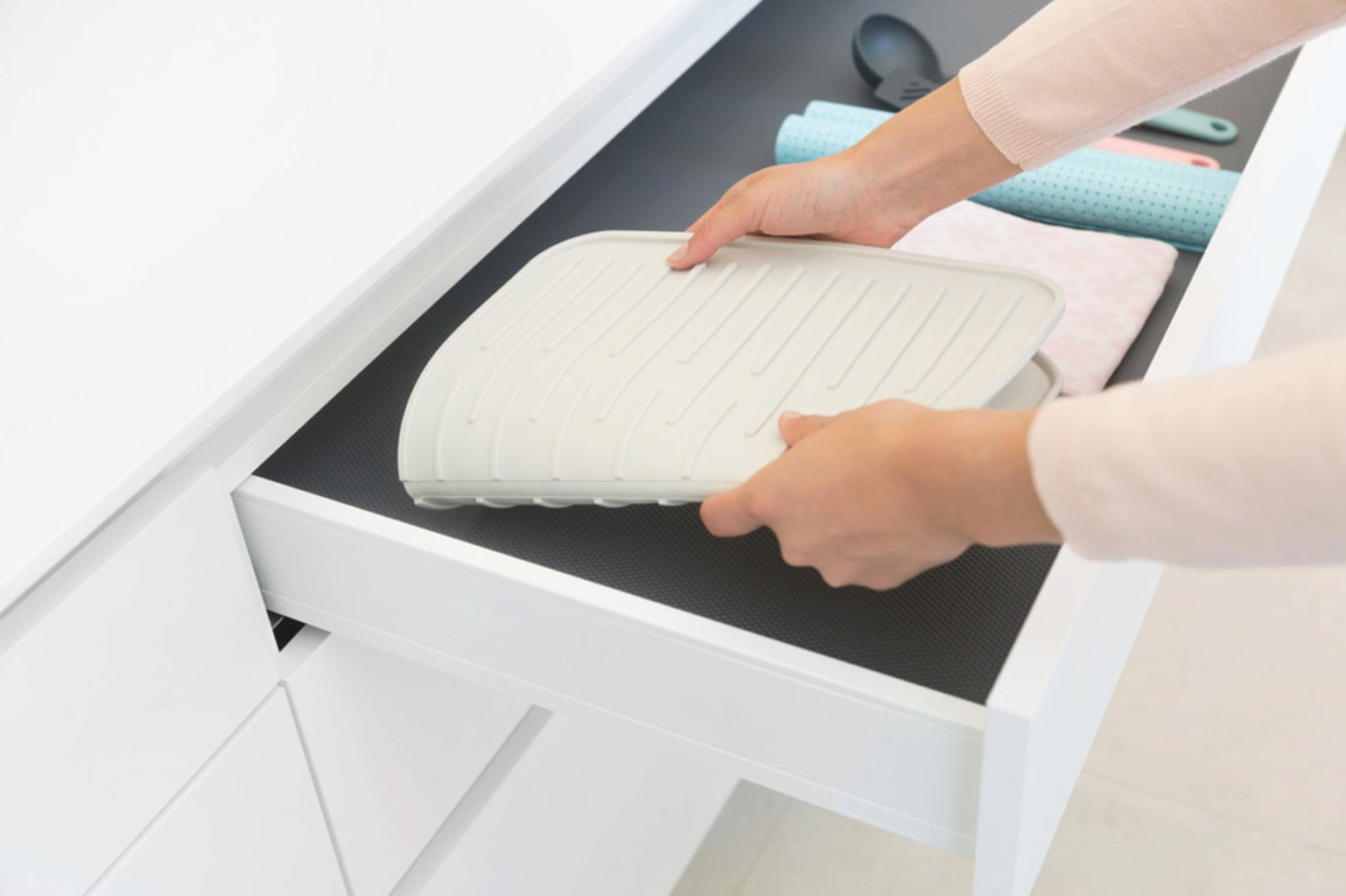 Brabantia Silicone Drip Mat - Light Grey