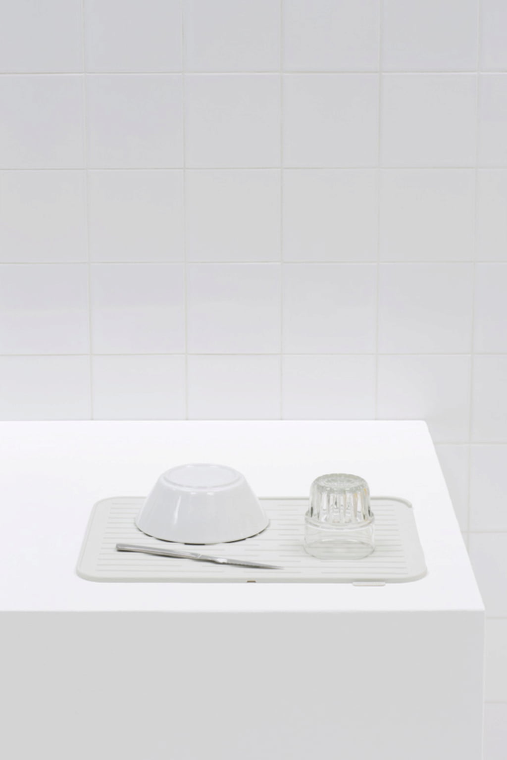 Brabantia Silicone Drip Mat - Light Grey