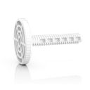 Adjusting Screw, White, for BALCONERA 50 / 80