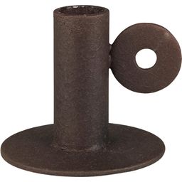 Turku Candle Holder with Handle - Dark Brown - 1 item