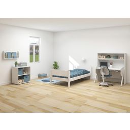 Flexa WHITE single bed, 90x200 cm