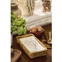 IB Laursen Napkin, Brown - Flower Silhouette - 16 items