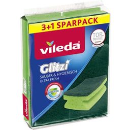 Spugna Glitzi Clean & Hygienic Ultra Fresh - 4 pz.