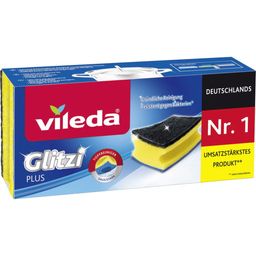 Vileda Eponge de Nettoyage Glitzi Plus - 3 pièces