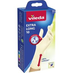 Vileda Disposable Gloves, Extra Long - M/L