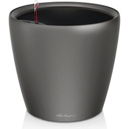 Lechuza CLASSICO Premium 28 LS Planter - Metallic Anthracite