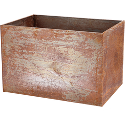 Esschert Design Rectangular Corten Steel Planter  - 60x40x40 cm