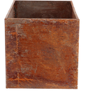 Esschert Design Jardinière Rectangulaire en Acier Corten - 60 x 40 x 40 cm