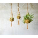 Esschert Design Suspension Plantes en Macramé - S