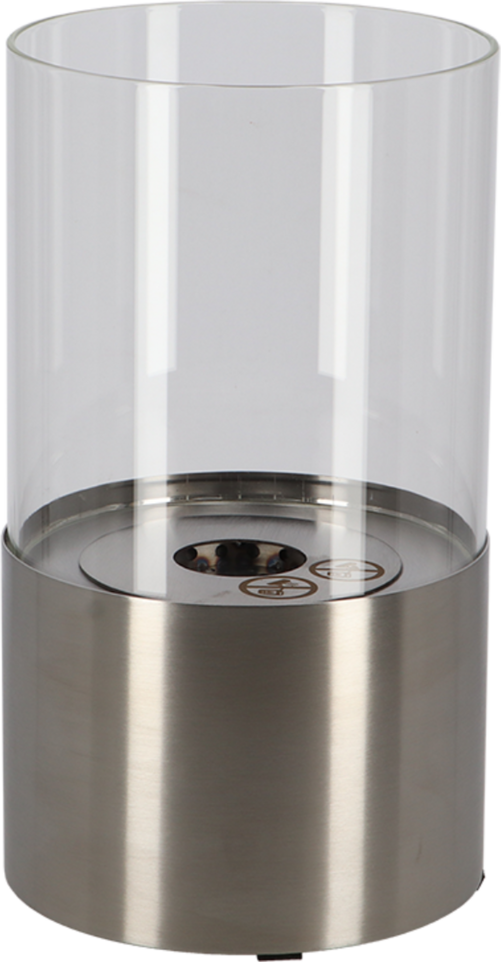 Esschert Design Bioethanol Tischfeuer rund Edelstahl - 1 Stk.