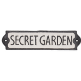 Esschert Design "Secret Garden" Door Sign