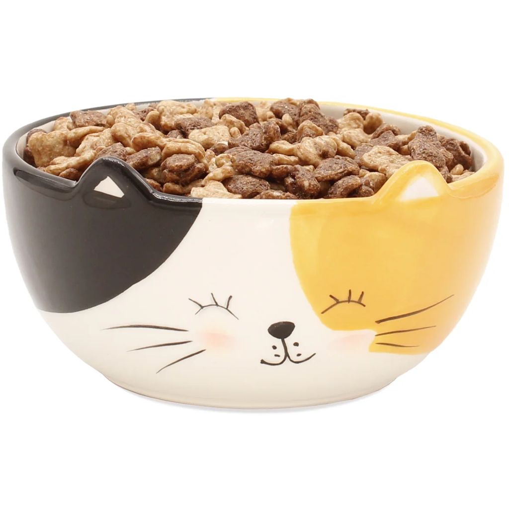 Cat shaped fashion food bowls