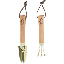 Gold-plated Mini Tools - Trowel & Hand Fork