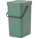 Brabantia Sort & Go 12 L Waste Bin - Fir Green