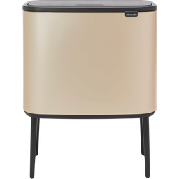 Bo Touch Bin 11 + 23 Litros con 2 compartimentos - Champagne