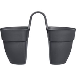 elho Pot VIBIANA Campana Flower Twin - 21 cm - Anthracite