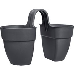 elho Pot VIBIANA Campana Flower Twin - 21 cm - Anthracite