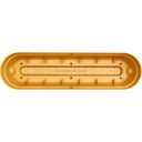 elho Vibia Campana Balcony Box - 70 cm - Honey yellow