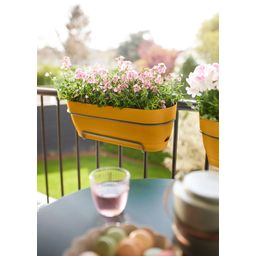 elho Vibia Campana Balcony Box - 70 cm - Honey yellow