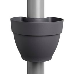 Regenfallrohrpflanzgefäß vibia campana 22cm - anthrazit