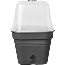 elho Green Basics Growing Pots 35 cm - Square - Living Black