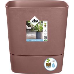 elho greensense aqua care square, 30 cm - marrone argilla