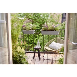 elho Balkonláda - Noa L - Meleg szürke