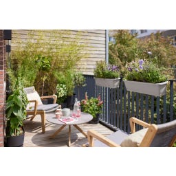 elho Balkonláda - Noa L - Meleg szürke