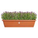 elho noa balcony trough - XL - terra