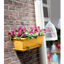 elho barcelona trough, 40 cm - giallo miele