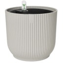 Set di 2 vibes fold rund 18 cm, bianco + self-watering insert - 1 set