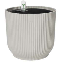 Set di 2 vibes fold rund 18 cm, bianco + self-watering insert - 1 set