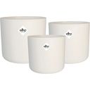 Set de 3 b.for soft round de 14, 16 y 18 cm - Blanco