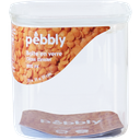 Pebbly Boîte Carré avec Couvercle en Verre - 800 ml