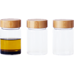 Pebbly Storage Jars, Set of 3, Round, 75 ml - 1 set