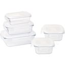 Pebbly Storage Containers, Set of 5