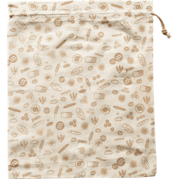 Pebbly Cotton Bread Bag XL Brown - 1 item