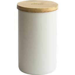 Pebbly Tea Jar - Round, Cream - 650 ml