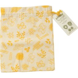 Pebbly Cotton Bag M Yellow - 1 item